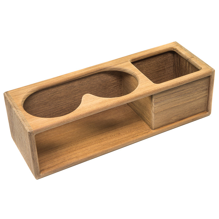Support isotherme pour boissons et jumelles Whitecap Teak Two avec plateau