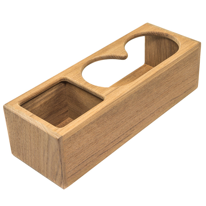 Support isotherme pour boissons et jumelles Whitecap Teak Two avec plateau