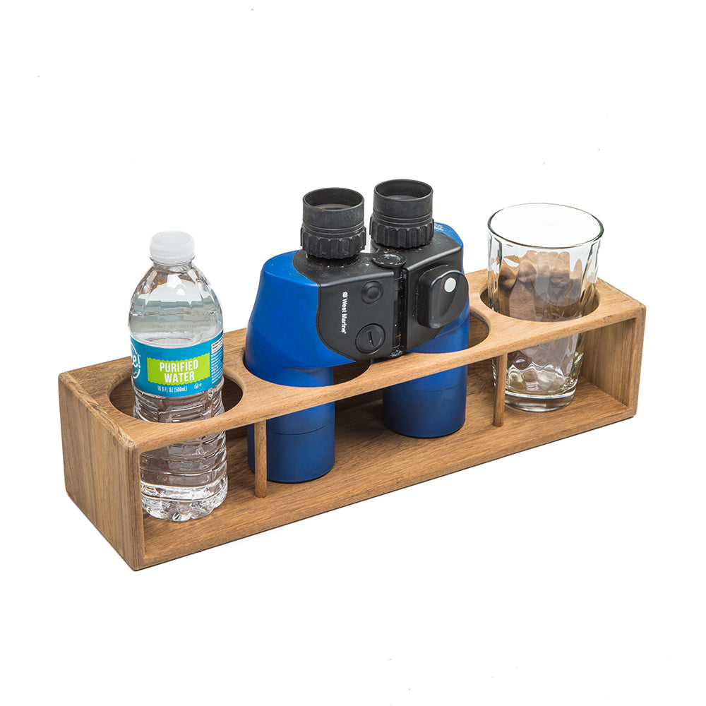 Porte-boissons/jumelles isotherme Whitecap Teak Four