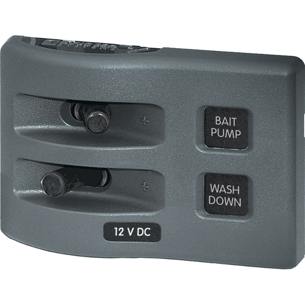 Panneau de commutation étanche Blue Sea 4303 WeatherDeck 12 V CC - 2 positions