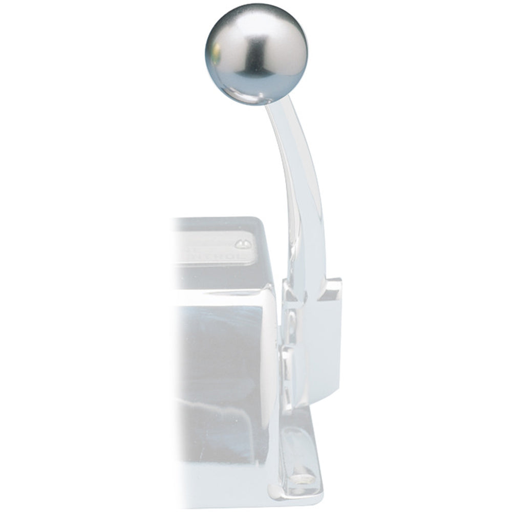 Bouton de commande Rupp argenté pour commandes Morse (filetage 3/8-24)
