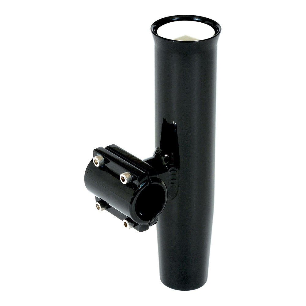 Support de tige à pince Lee - Aluminium noir - Montage horizontal - Compatible avec les tuyaux de 1,050 po de diamètre extérieur