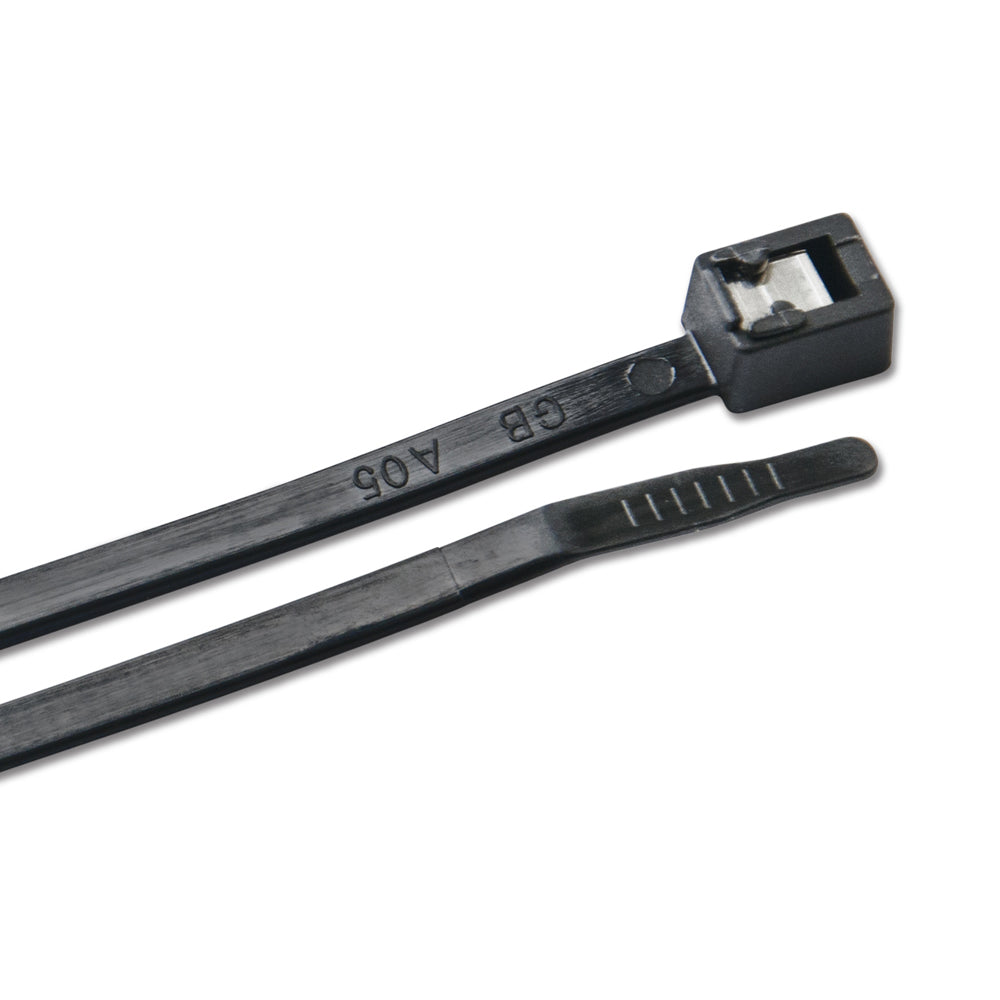 Colliers de serrage autocoupants noirs Ancor 11 po UV - Paquet de 500