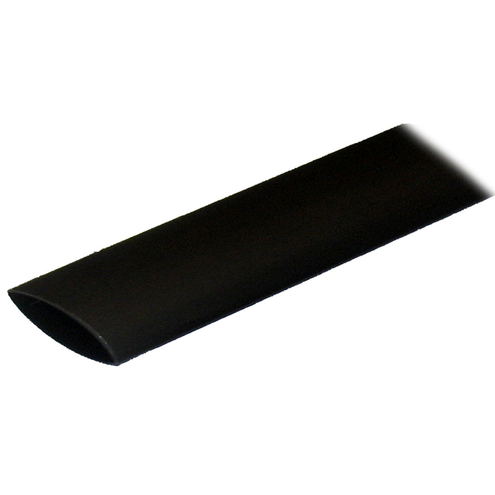 Gaine thermorétractable adhésive Ancor (ALT) - 1" x 48" - Paquet de 1 - Noir
