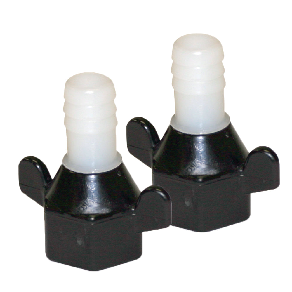 Raccord droit Shurflo by Pentair 1/2" cannelé x 1/2" NPT-F (paire)