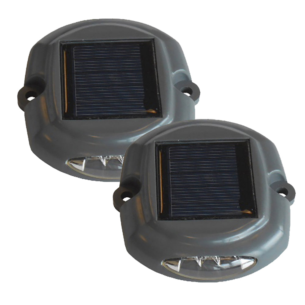 Éclairage solaire pour quai et terrasse Dock Edge Docklite - Lot de 2