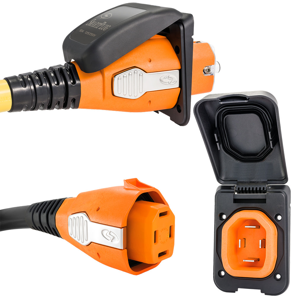 Connecteur femelle SmartPlug 50 A - Noir
