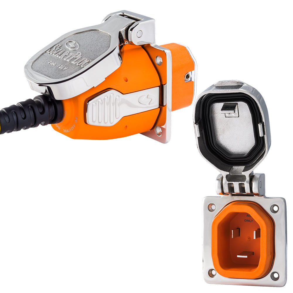 Connecteur femelle SmartPlug 30 A - Acier inoxydable