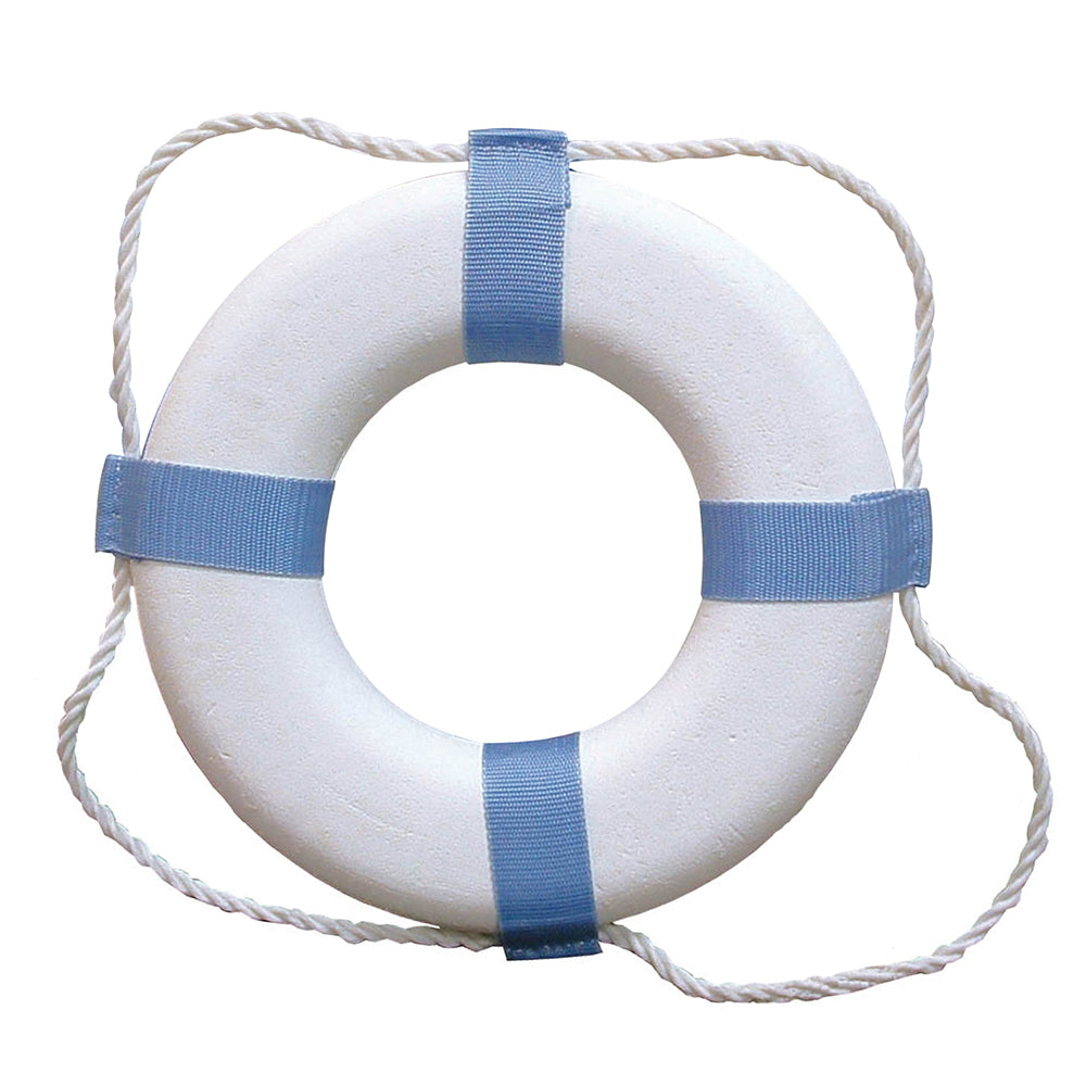 Bouée décorative Taylor Made - 50 cm - Blanc/Bleu - Non homologuée USCG