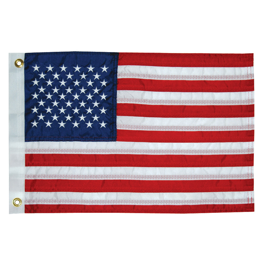 Drapeau Taylor Made Deluxe cousu 50 étoiles 16" x 24"