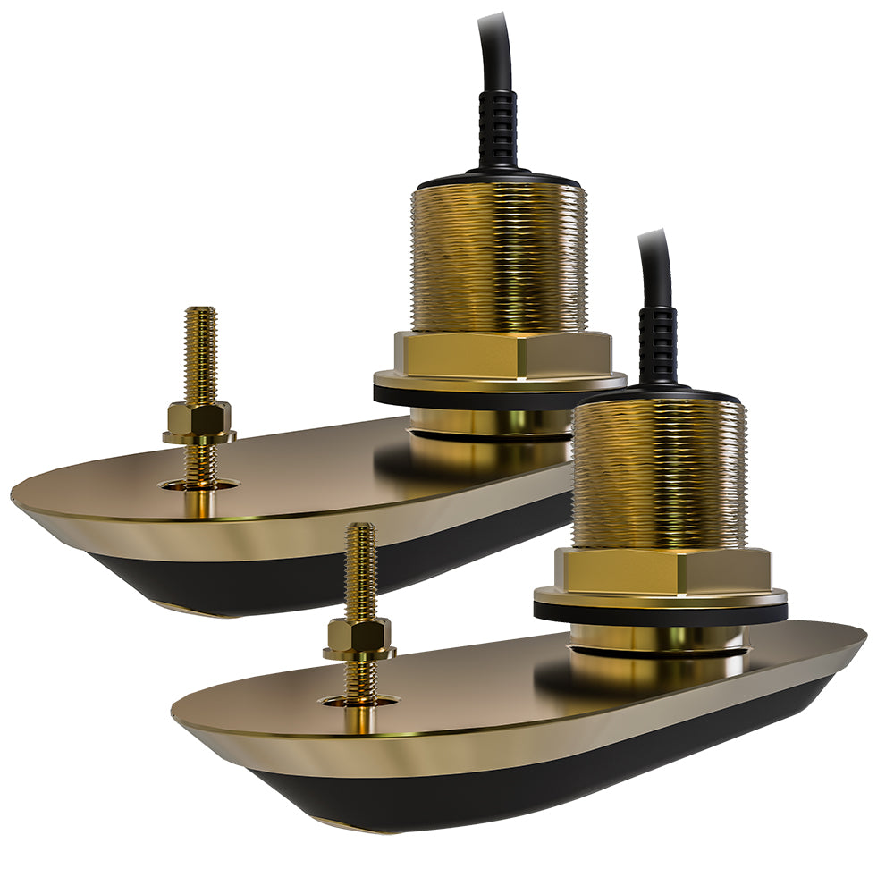 Raymarine RV-212 RealVision 3D Bronze Thru-Hull Transducer Pair Pack - 12 - 8M Cable Y-Cable