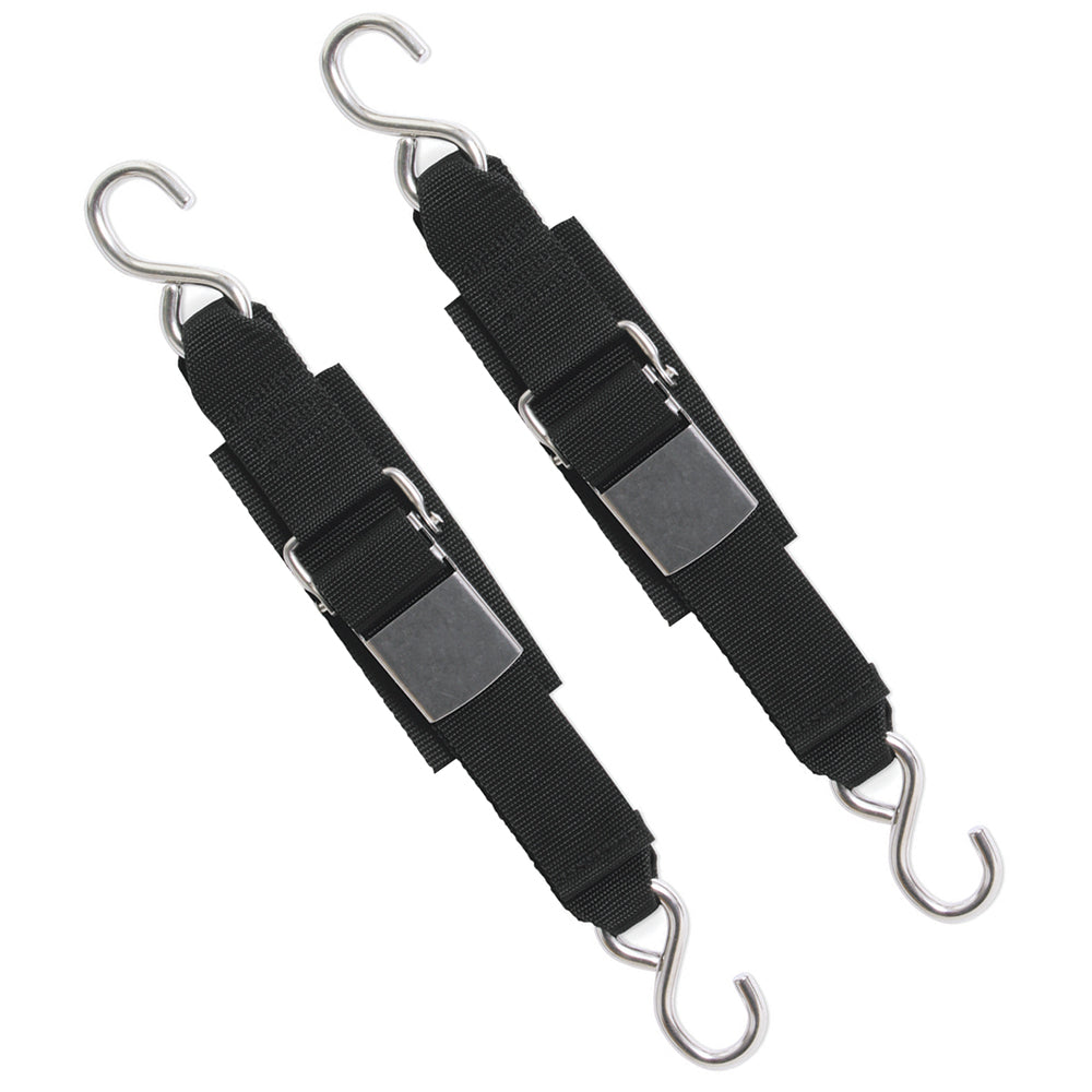 Attaches de tableau arrière Kwik-Lok en acier inoxydable BoatBuckle
