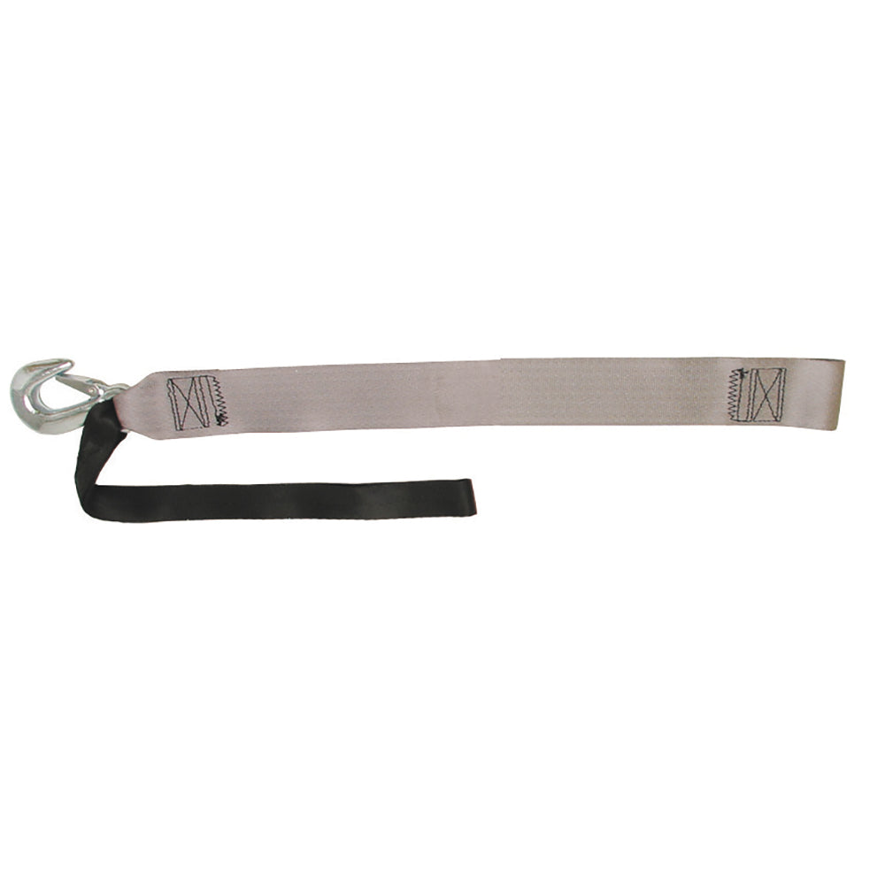 Sangle de treuil BoatBuckle pour motomarine avec extrémité en boucle - 2" x 15