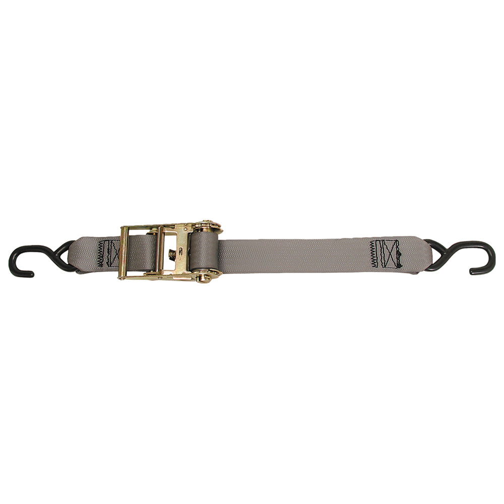 Sangle d'arrimage à cliquet multi-usages CargoBuckle avec crochets en S - 2" x 15
