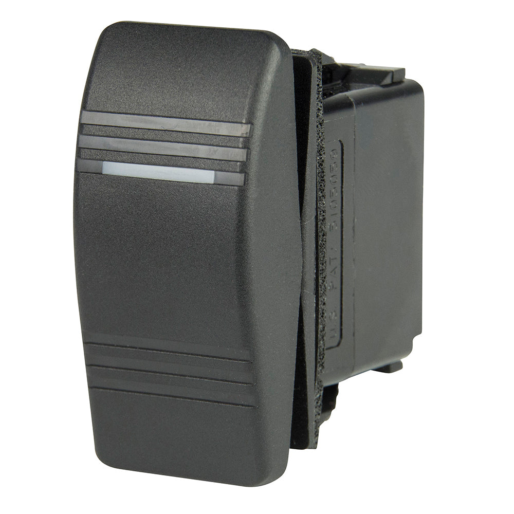 Interrupteur Contura BEP DPDT - 1 LED orange - ON/OFF/(ON)