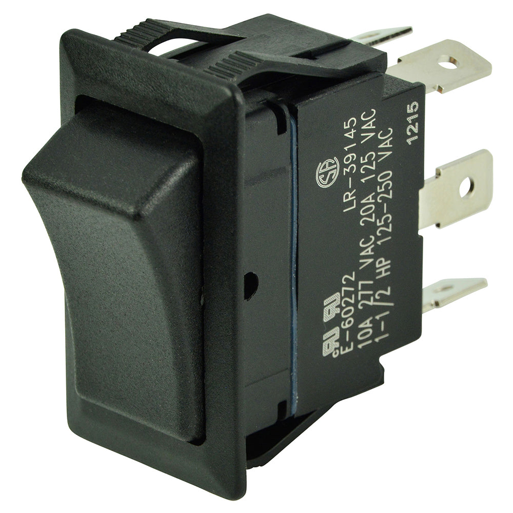 Interrupteur à bascule BEP DPDT - 12 V/24 V - ON/OFF/ON