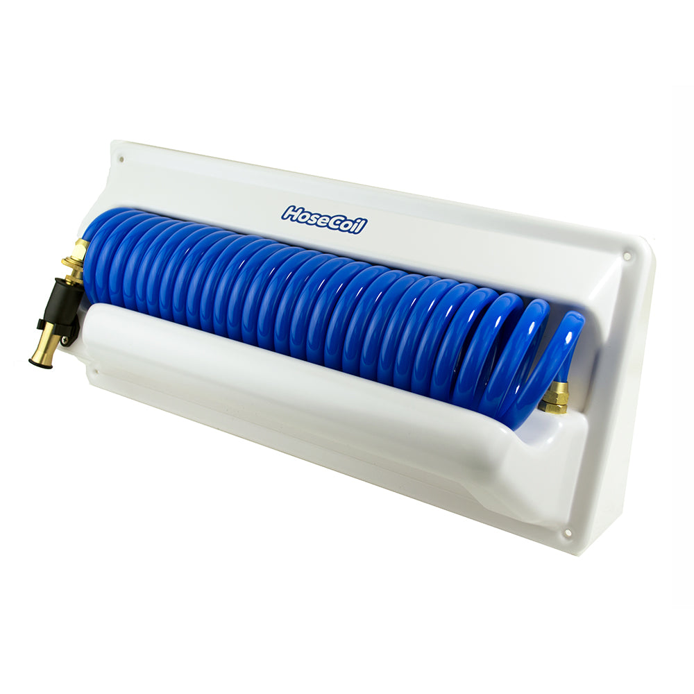 Boîtier de montage horizontal HoseCoil avec 5 tuyaux d'alimentation supplémentaires