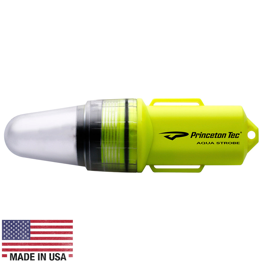 Princeton Tec Aqua Strobe LED - Jaune fluo
