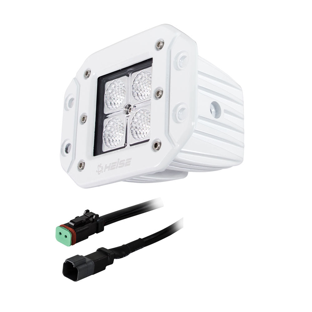 Luminaire cube marin HEISE 4 LED - Montage encastré - 3"