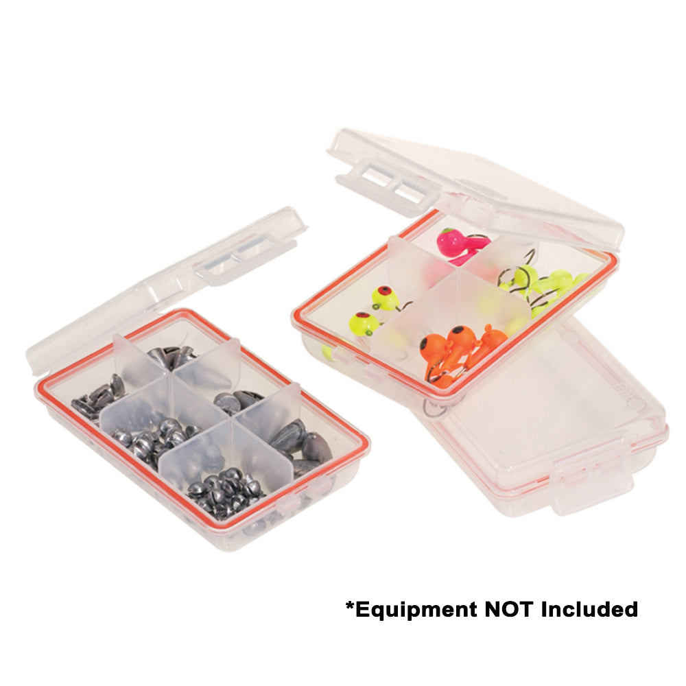 Boîtes à pêche Plano Waterproof Terminal, lot de 3 – Transparentes