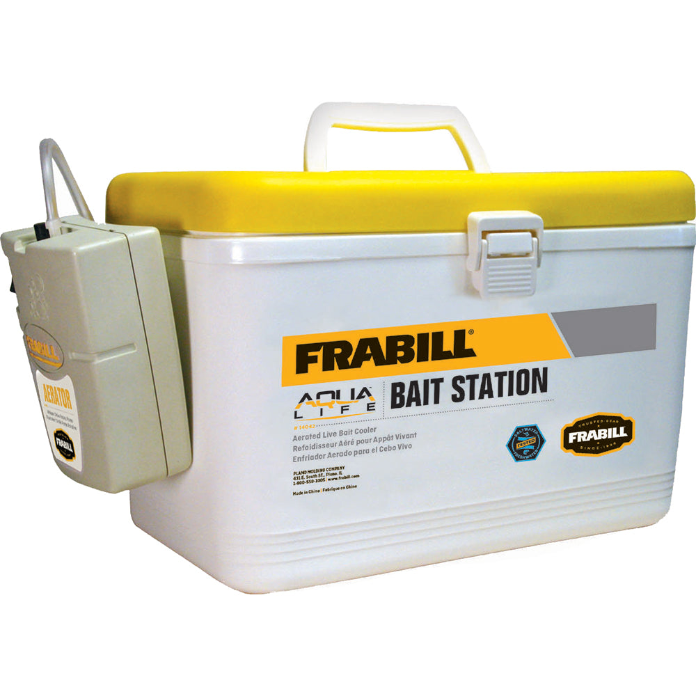 Boîte à appâts Frabill avec aérateur - 8 pintes