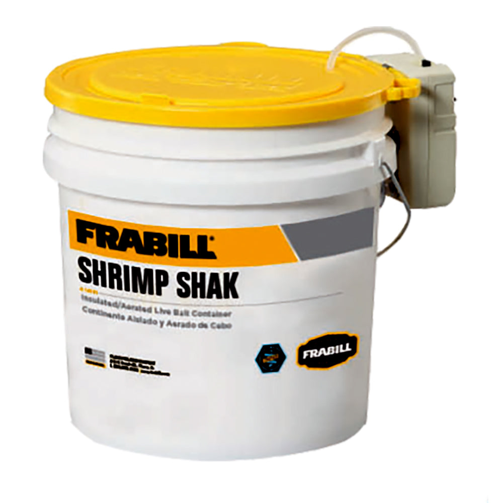 Porte-appâts pour crevettes Frabill Shak - 4,25 gallons avec aérateur