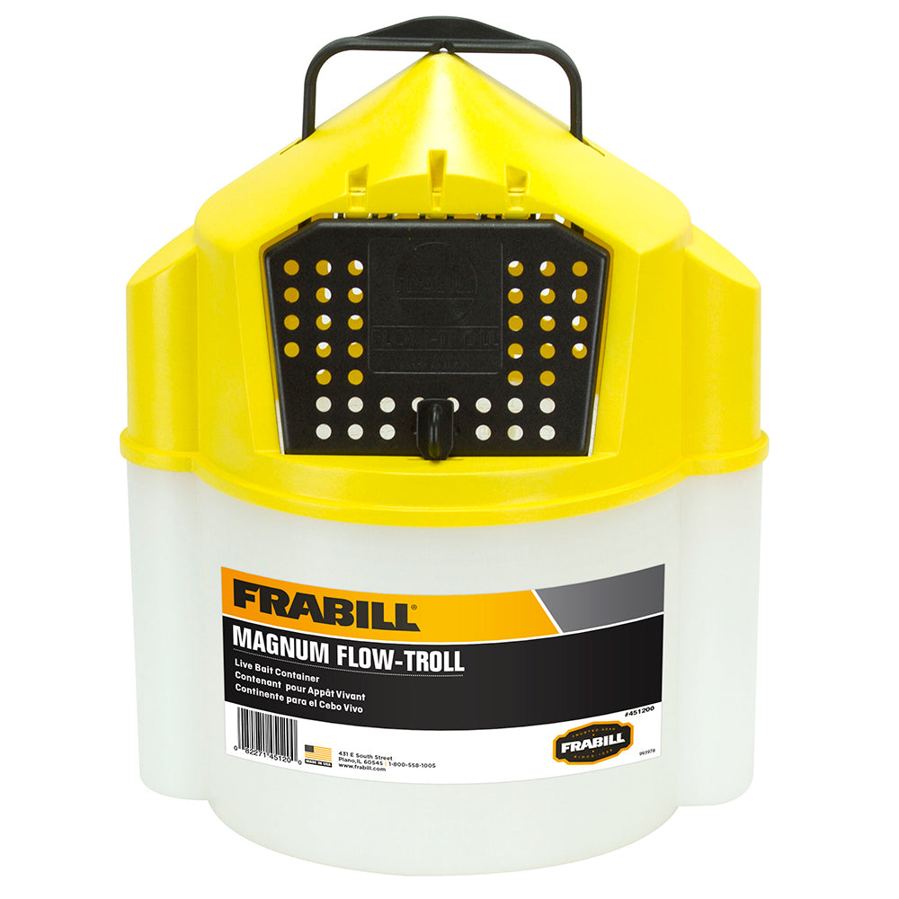 Seau à traîneau Frabill Magnum Flow - 10 pintes