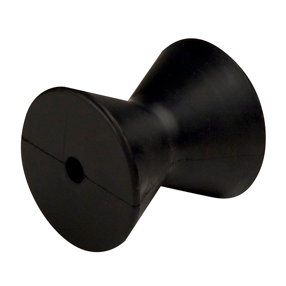Rouleau d'étrave CE Smith - Noir - Diamètre 4" - Largeur 3-3/4" - Diamètre intérieur 1/2"