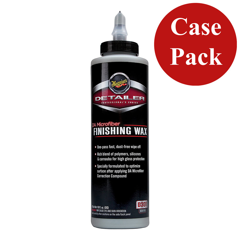 Cire de finition en microfibre Meguiars DA - 16 oz *Caisse de 6*