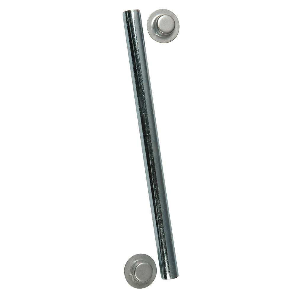 Arbre à rouleaux CE Smith Package 1/2" x 5-1/4" avec écrous borgnes - Zinc