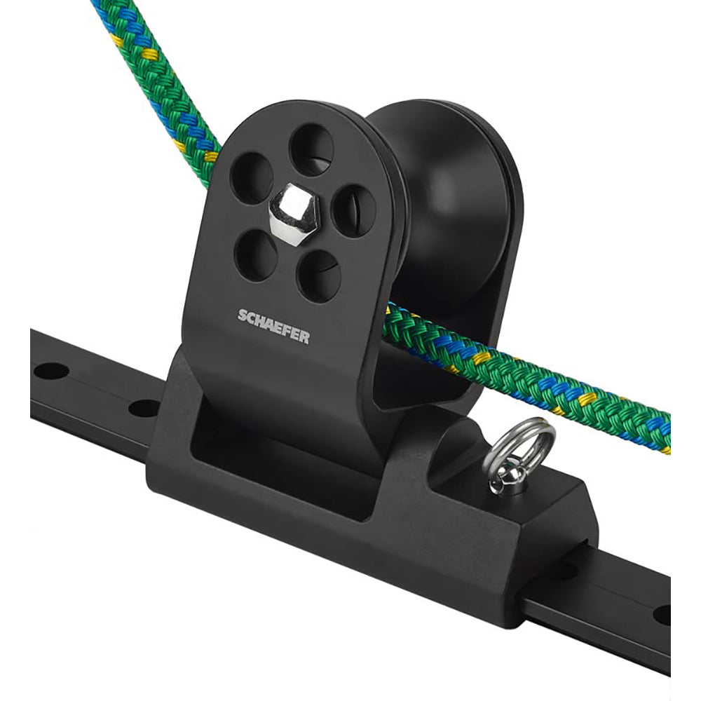 Bloc de tôle double Schaefer pour rail en T de 1-1/4 po - Noir