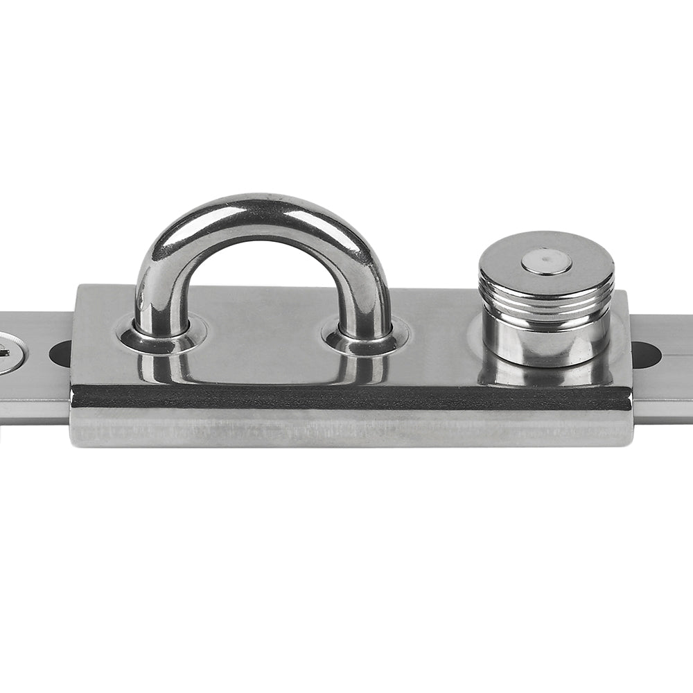 Glissière en T Schaefer en acier inoxydable 1-1/4" - Glissière à œil/doublée