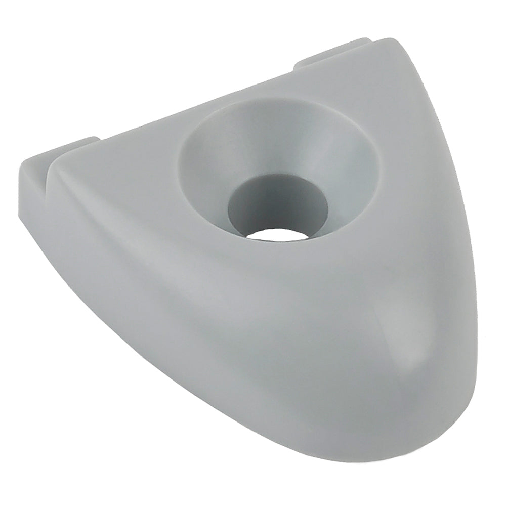 Butée de rail en T Schaefer pour rail de 1" - Gris