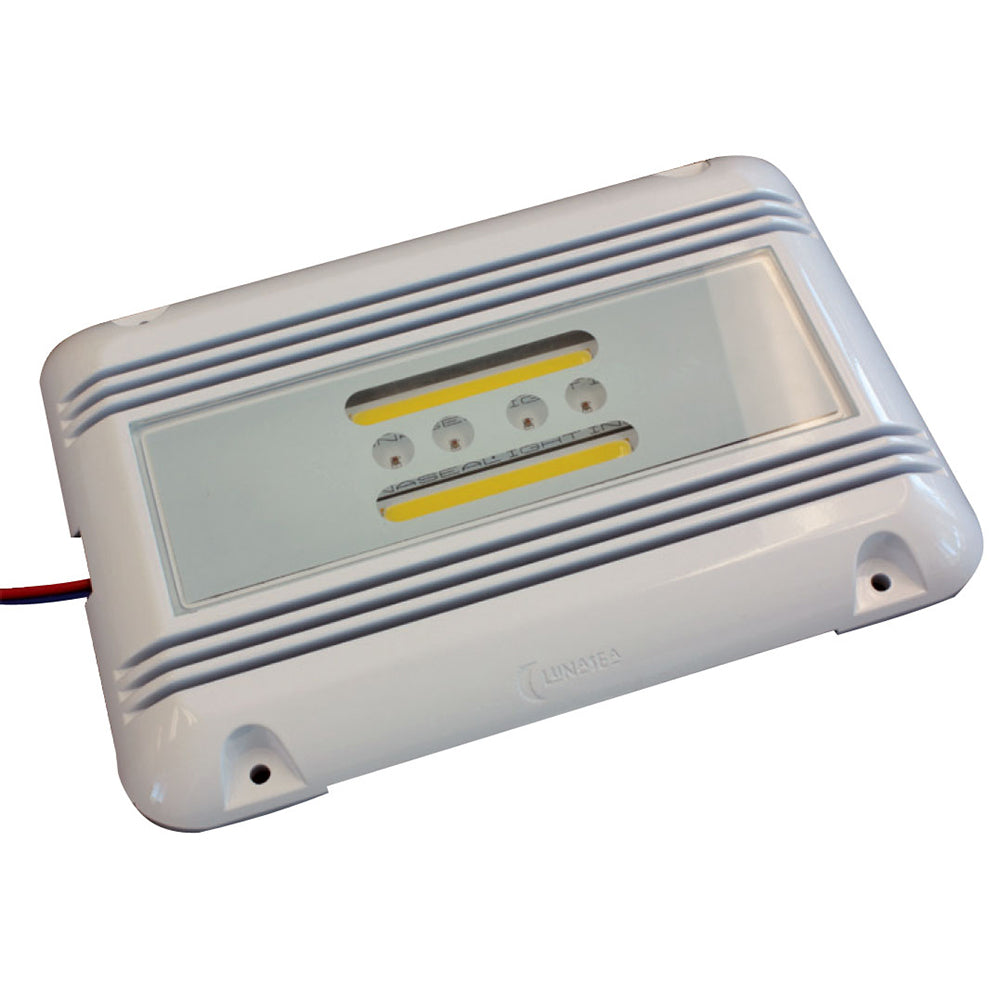 Lunasea Éclairage utilitaire LED pour salle des machines - 16 W - 3 200 lumens, anti-allumage, 10-40 V CC, LED blanc naturel 4 000 K