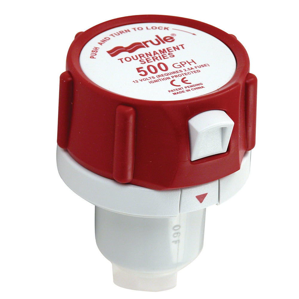 Cartouche de moteur de rechange Rule 500 GPH pour pompes de la série Tournament