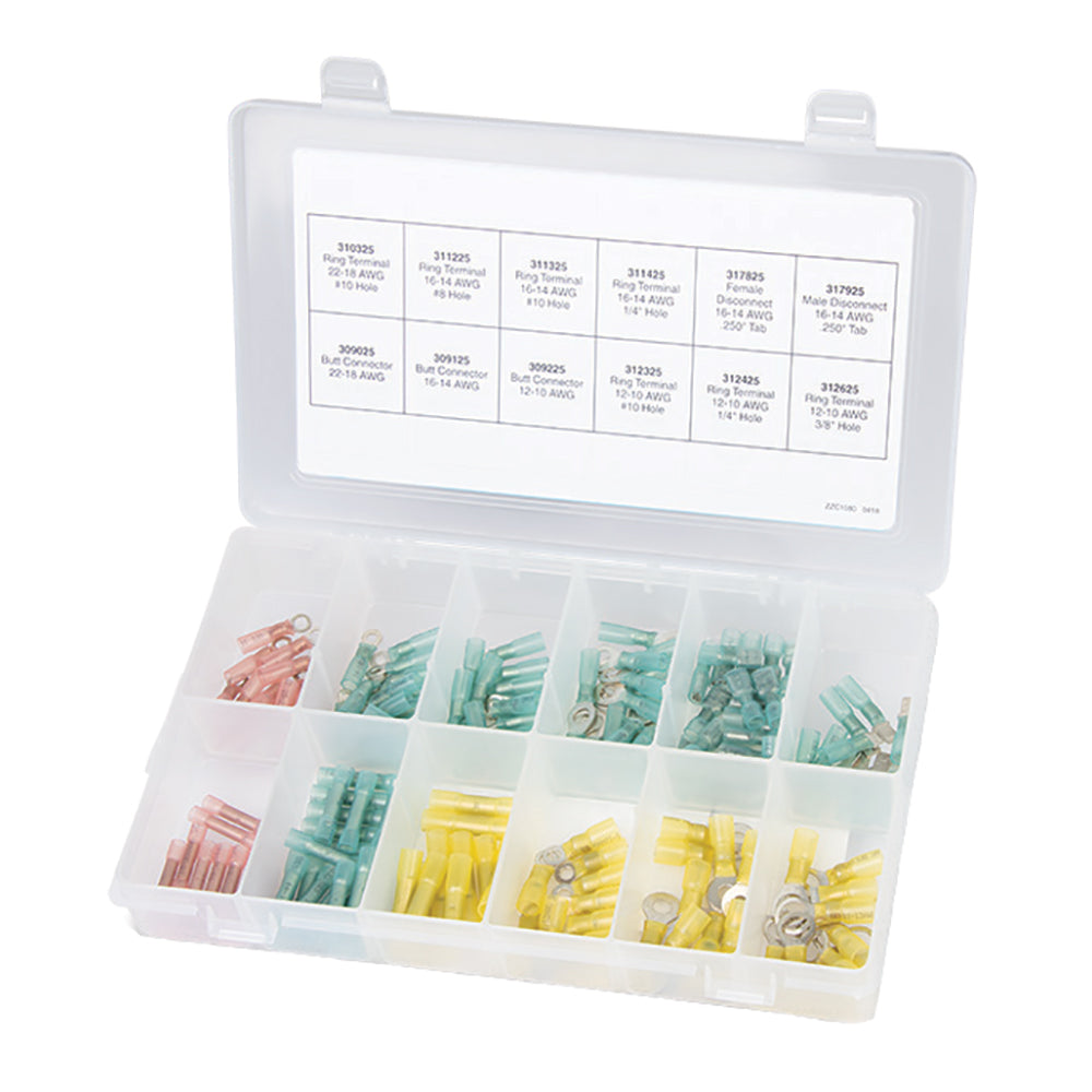 Kit de connecteurs thermorétractables Ancor 160 pièces