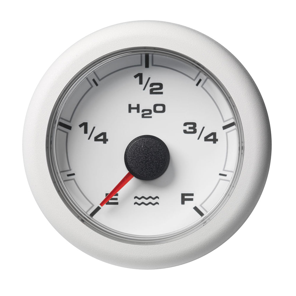 Veratron 52MM (2-1/16") OceanLink Fresh Water Empty Gauge - White Dial Bezel