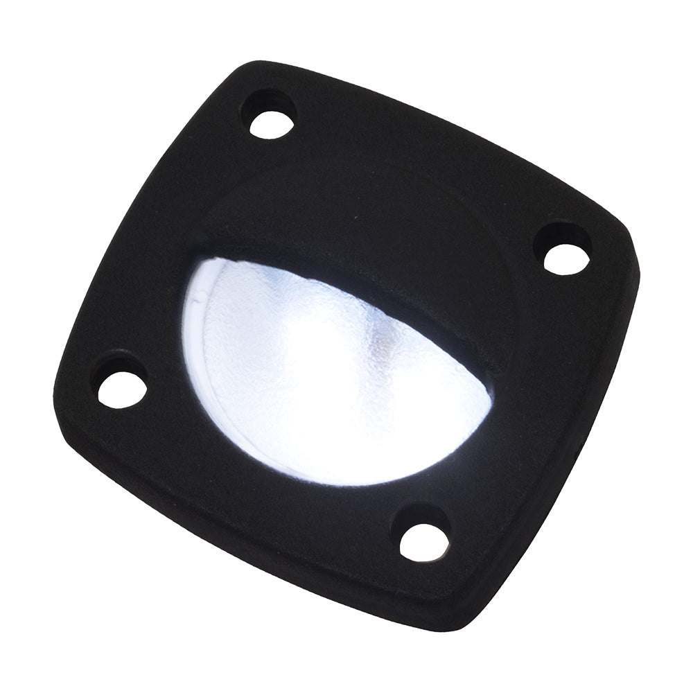 Lampe utilitaire LED Sea-Dog blanche avec plaque frontale noire