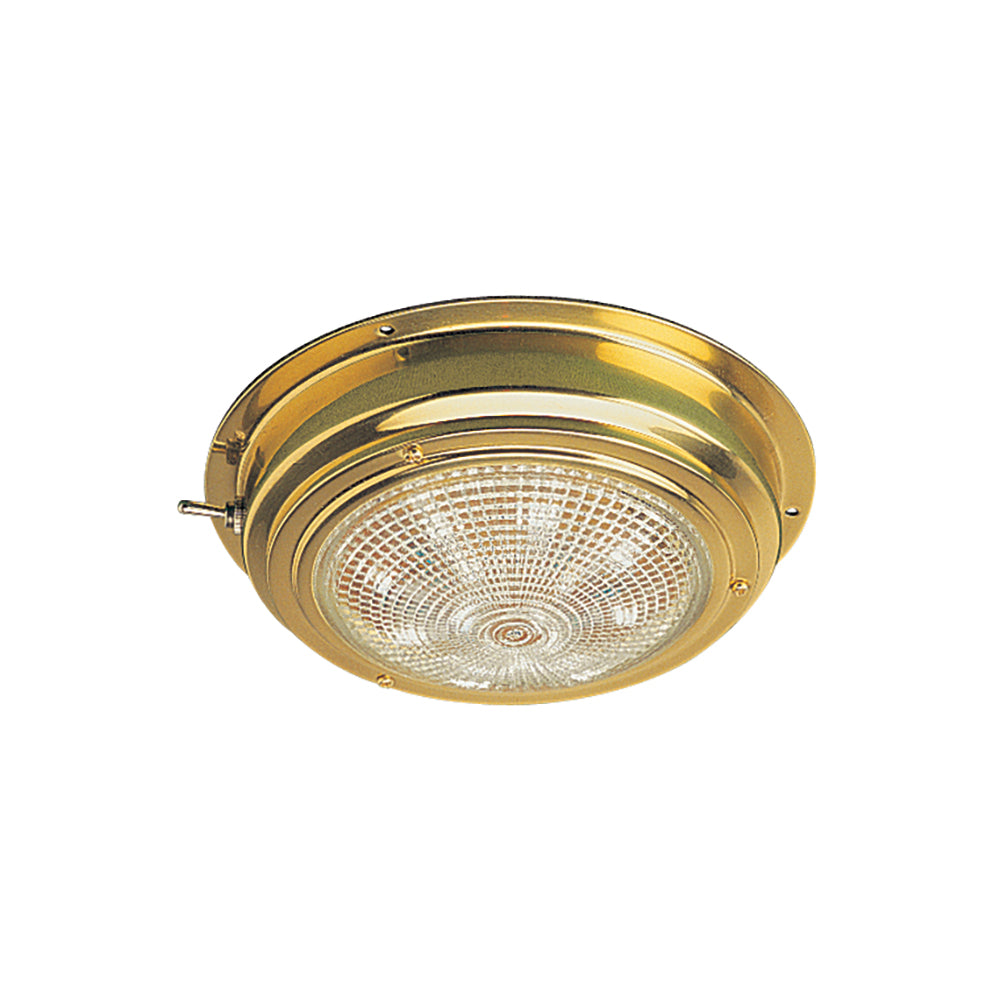 Plafonnier LED Sea-Dog en laiton - Lentille de 4 pouces