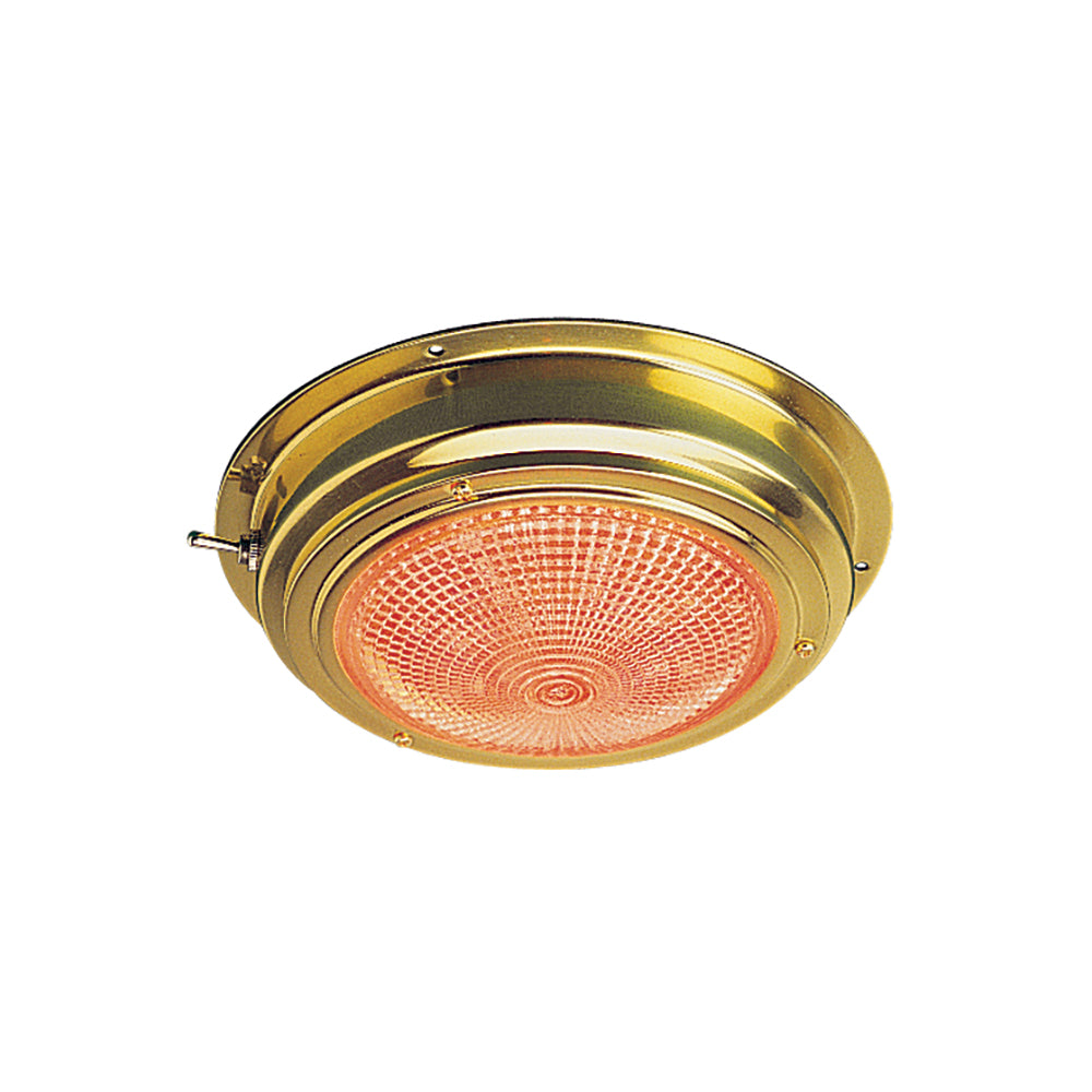 Plafonnier LED jour/nuit Sea-Dog en laiton - Lentille de 5 pouces