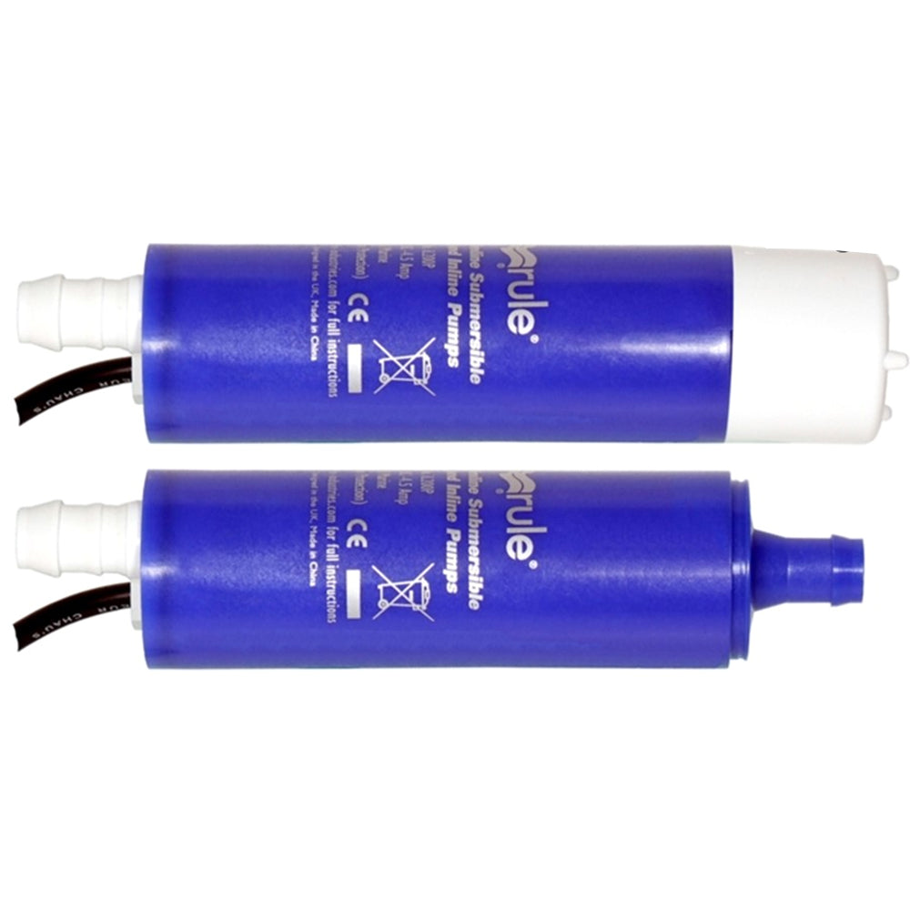 Pompe submersible en ligne Rule IL200 Plus - 24 V - 2,8 GPM