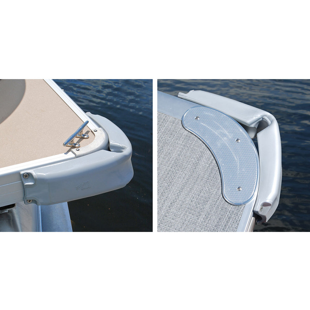 Protection d'angle incurvée pour ponton Taylor Made - 7,6 cm de largeur x 30,5 cm de longueur