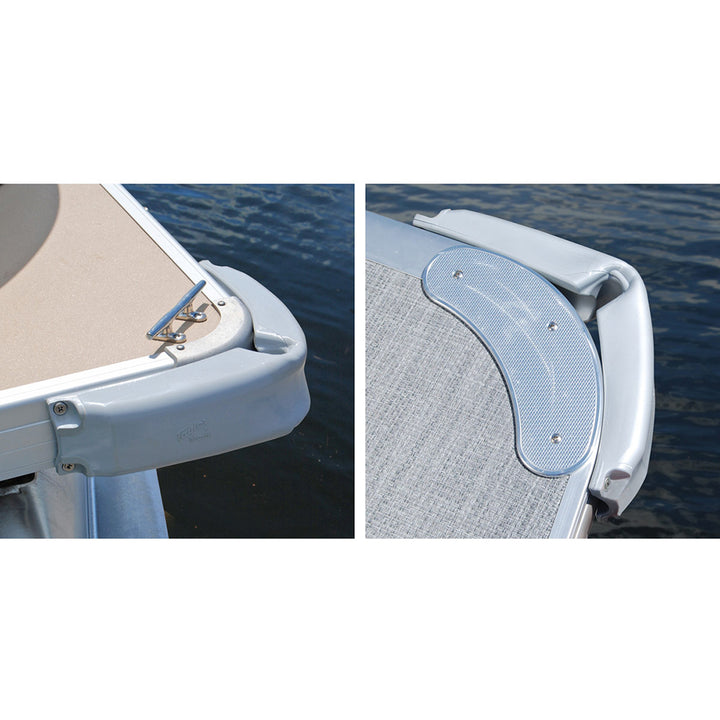 Protection d'angle incurvée pour ponton Taylor Made - 7,6 cm de largeur x 30,5 cm de longueur