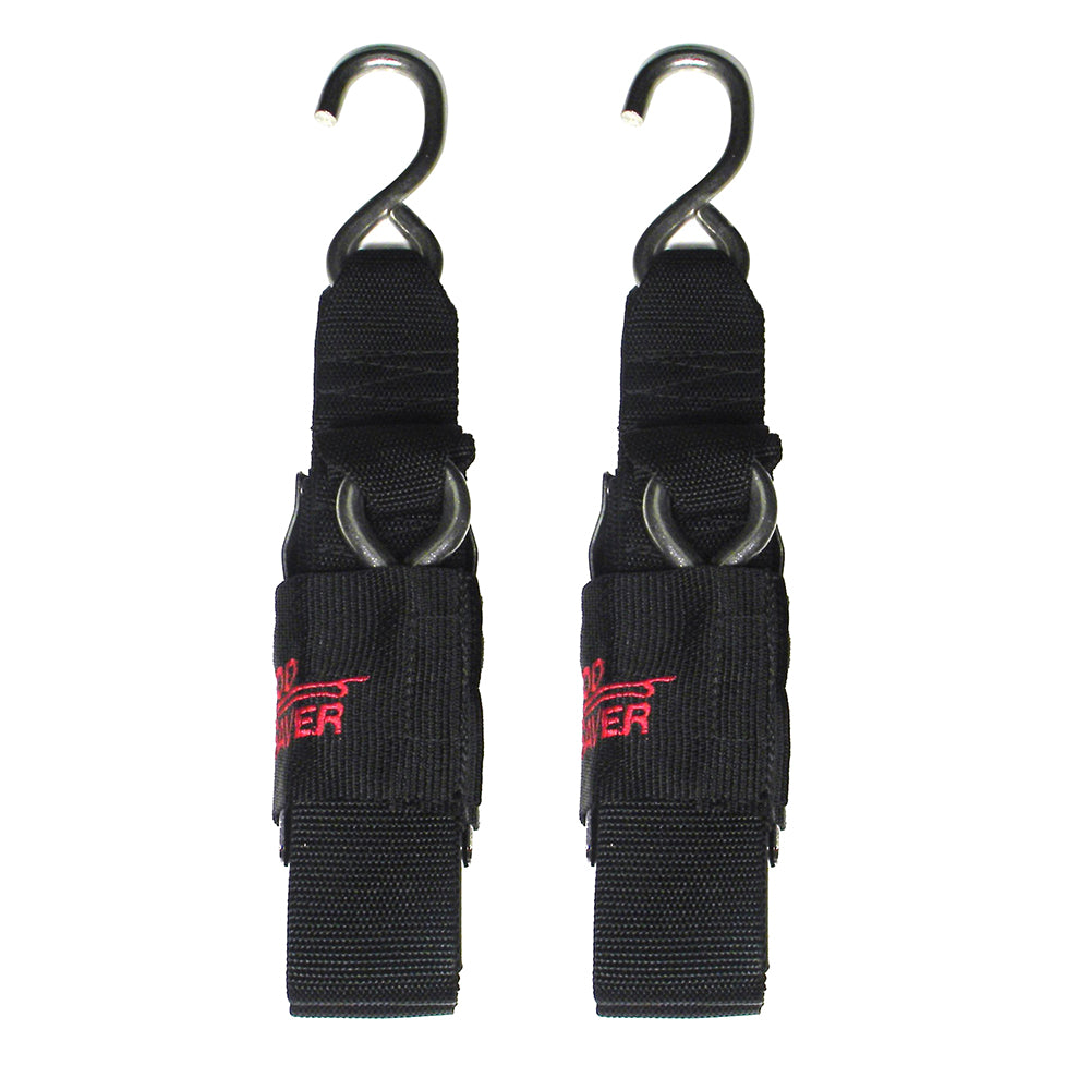 Attaches de tableau arrière Rod Saver Deluxe en acier inoxydable - 2 po x 3 po - Paire