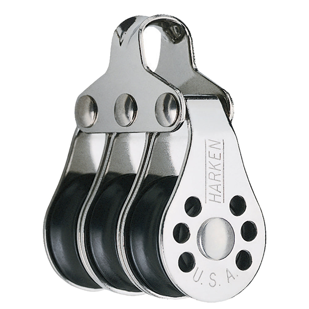 Poulie triple micro Harken 22 mm