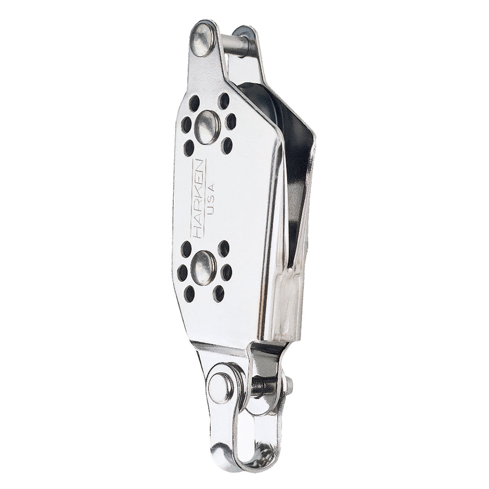 Poulie micro Harken Fiddle 22 mm avec ringot V-Jam