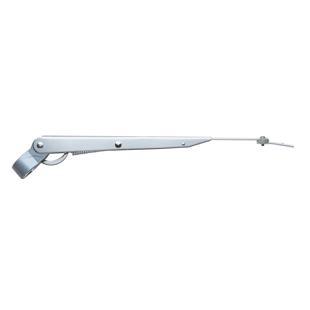 Bras d'essuie-glace Marinco Deluxe en acier inoxydable simple - 6,75"-10,5"