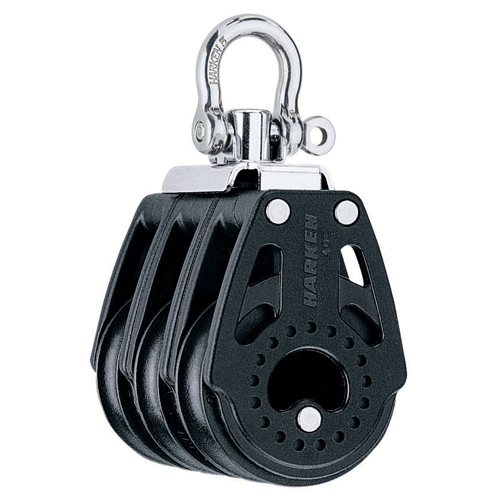 Poulie triple émerillon Harken Carbo Air 40 mm