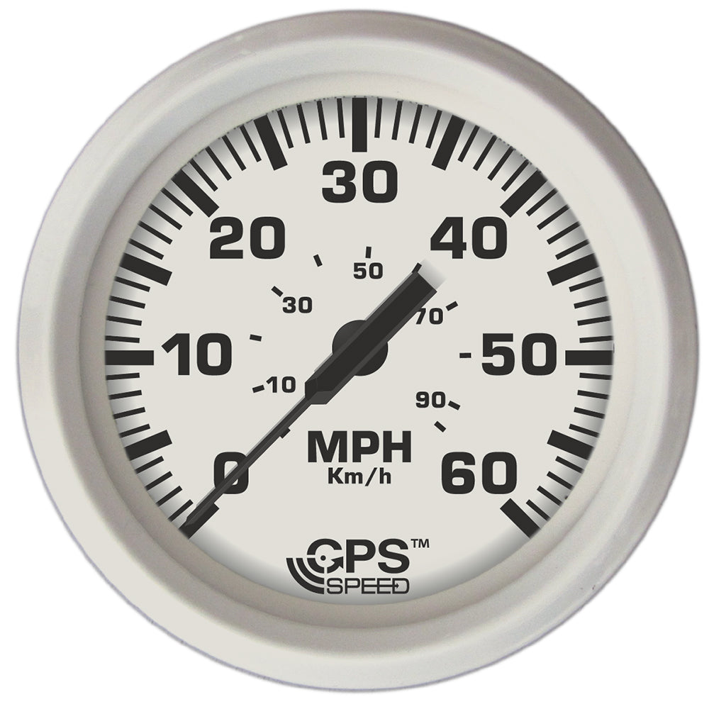 Compteur de vitesse GPS Faria Dress White 4" - 60 MPH