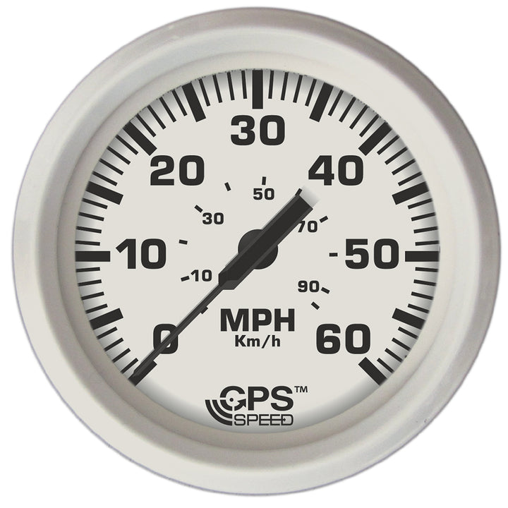 Compteur de vitesse GPS Faria Dress White 4" - 60 MPH